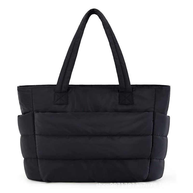New Commuter Tote Large Capacity Casual Shoulder Lightweight Fluffy Beach Bag Women's Handbag_voghion.com