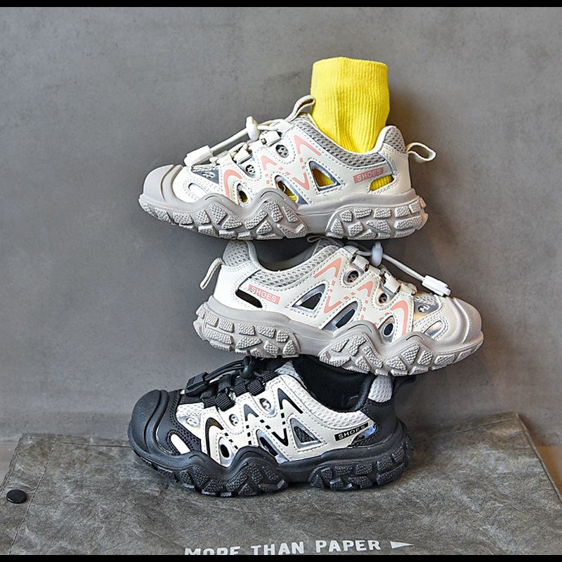 2433 Scarpe estive nuove per ragazzi, casual, traspiranti, in rete, per ragazze, versione coreana, per la scuola media, sportive, per studenti, alla moda_voghion.com