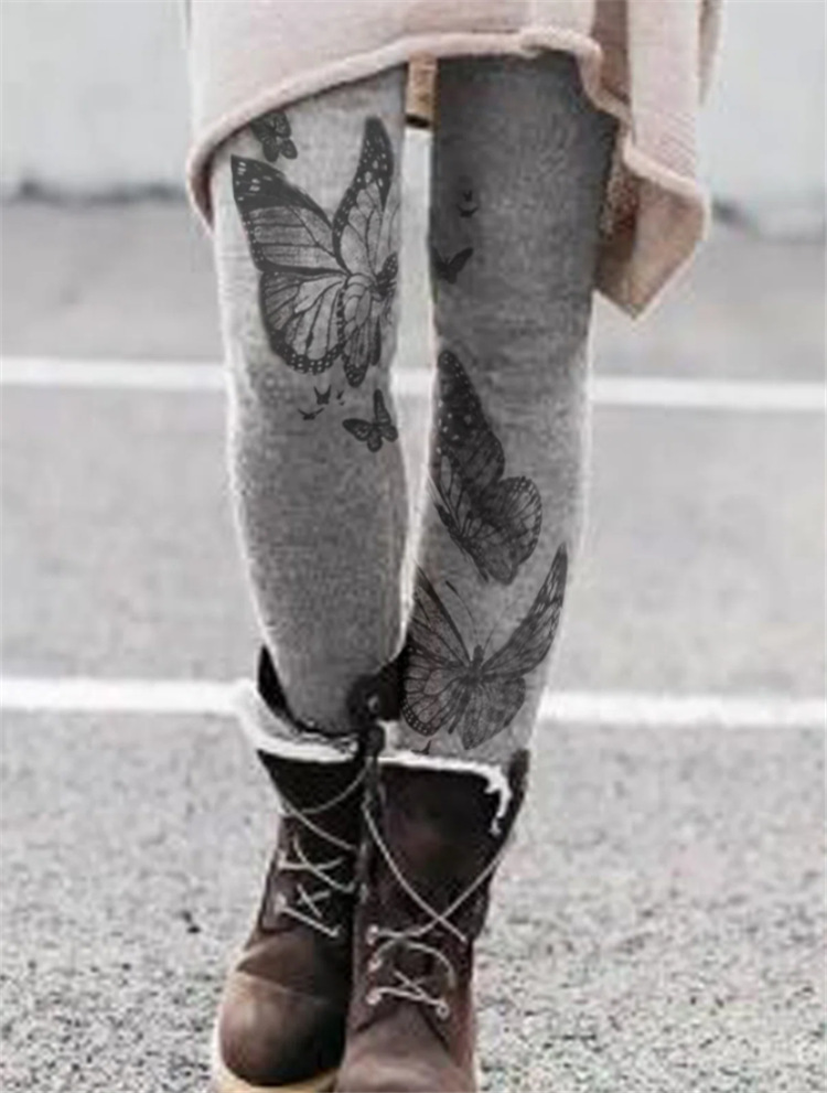 Pantalon élastique femme imprimé bas amincissant_voghion.com