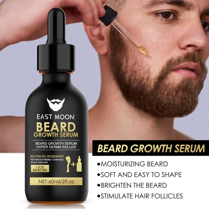 East Moon Beard Thick Serum Set, muško njegujuće ulje za njegu guste dlake na licu_voghion.com