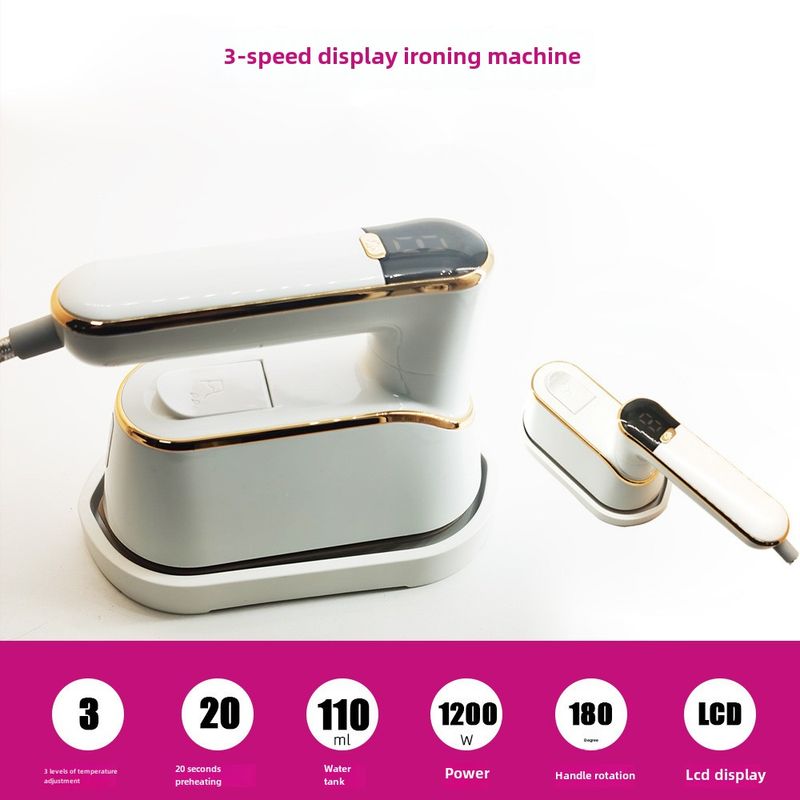 ACZT Travel Steam Iron - Handheld Mini Iron With Hanging Hook & Dual Modes_voghion.com