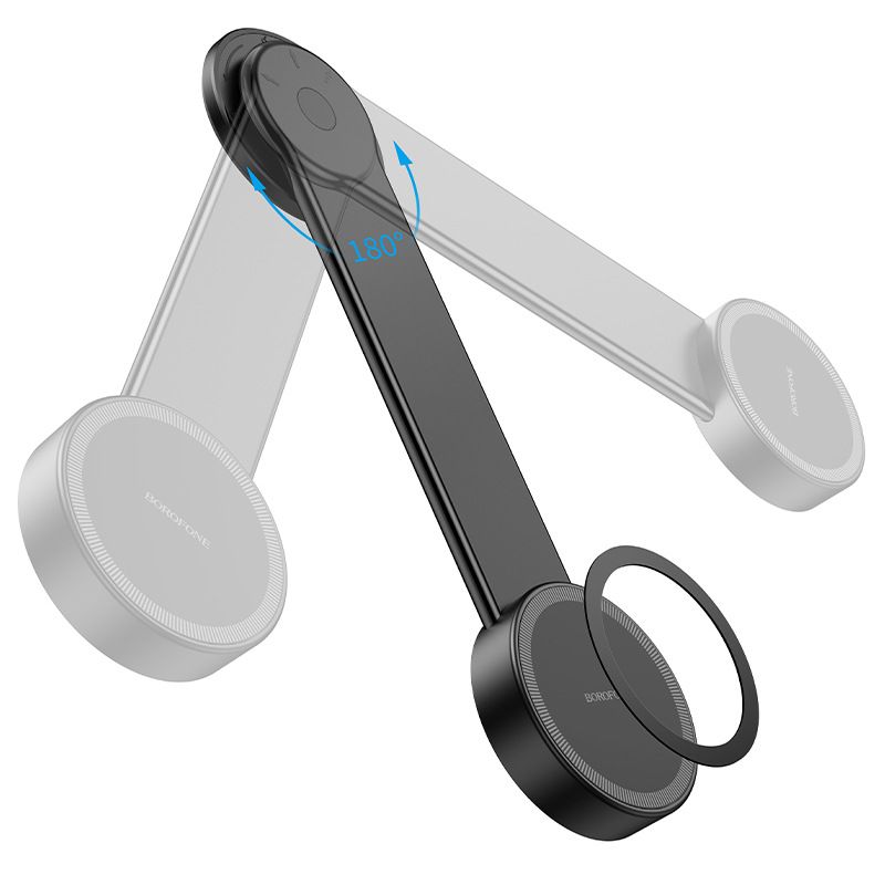 Music Festival BH113 ist geeignet für Apple Center Console Navigation Stand, kreisförmige magnetische Saugnapf Auto Telefonhalter_voghion.com