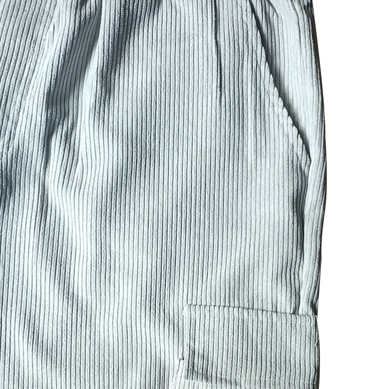 2022 Herbst Winter Einfarbig Dünne Cord Multi-Pocket Gerade Kehr Herren Casual Lose Lange Hosen_voghion.com