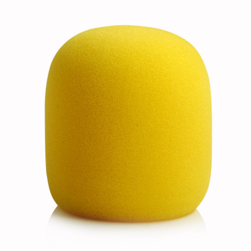 10pcs Wholesale 7*3.5cm Colorful Black Foam Mic Cover Handheld Stage Microphone Windscreen Foam Mic Cover Karaoke Dropshipping_voghion.com