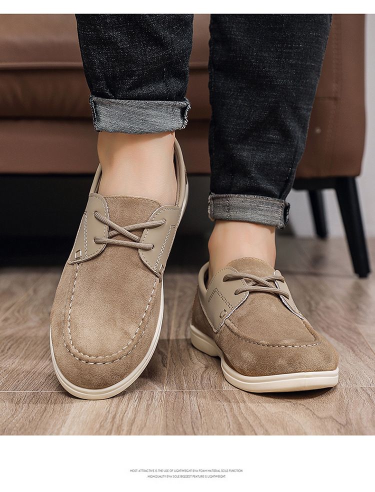 SHLIANG Neue bequeme Business-Schuhe, weiche, rutschfeste Casual Flats, atmungsaktive Herren-Trendy-Mode-Wanderschuhe Y0685_voghion.com