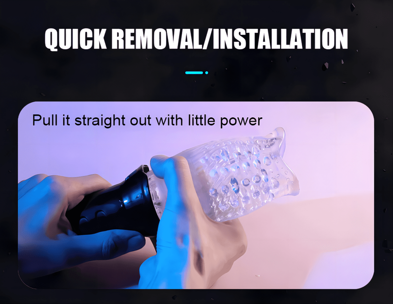 TLUDA Automatischer männlicher Masturbator Stroker Männer Sexspielzeug Schwarz_voghion.com