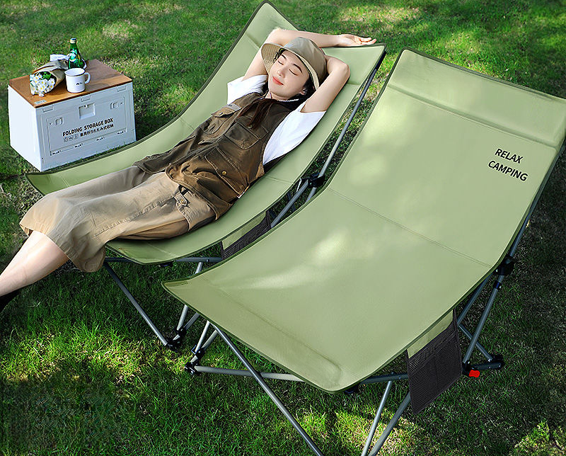 Quick Recliner Folding Portable Moon Fishing Outdoor Camping Nap Artifact Beach Chair_voghion.com