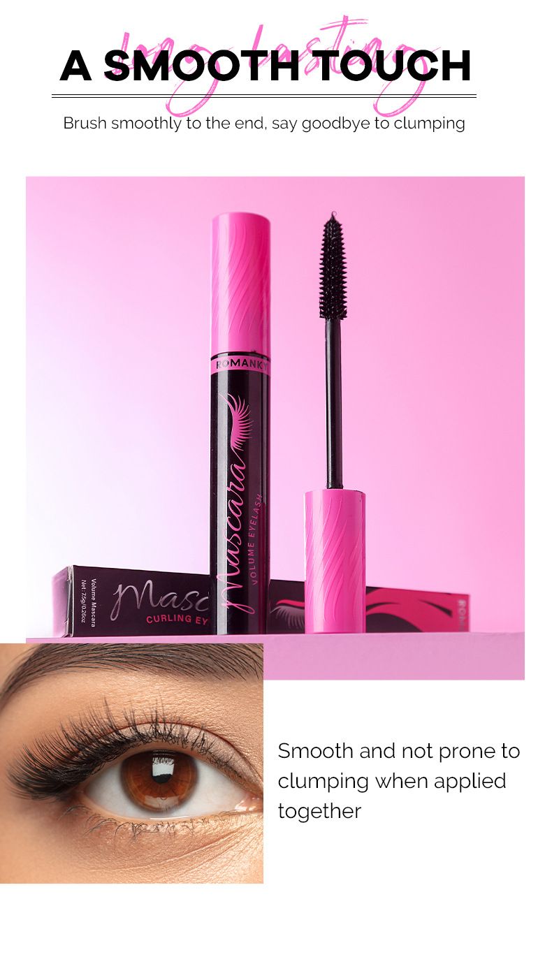 Long-lasting Mascara Waterproof Smudge-proof Dense Curling Style_voghion.com