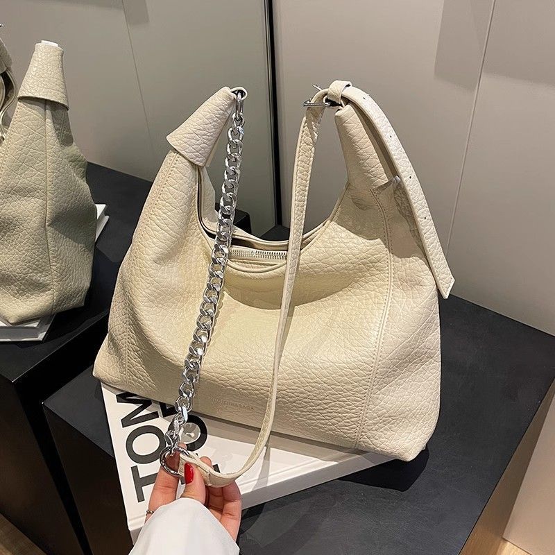 Borsa da donna in pelle di grande capacità 2025 Nuova moda estiva Borsa da pendolare semplice Borsa a tracolla multiuso Versatile Moda squisita_voghion.com