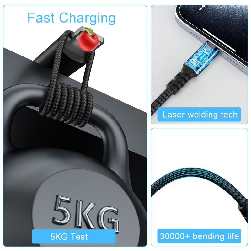USB-TYPE-C Elbow Data Cable Suitable For Apple, Huawei, Laptops_voghion.com