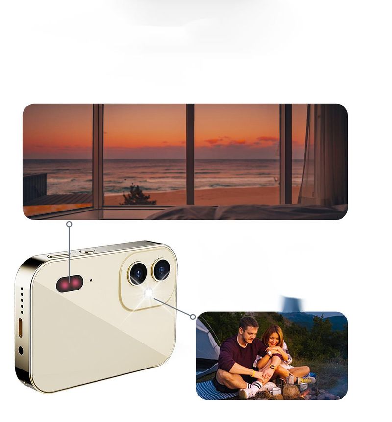 HD 64.0million Pixel CCD Music D6 Digital Camera Full Touch Screen Night Vision Singing_voghion.com