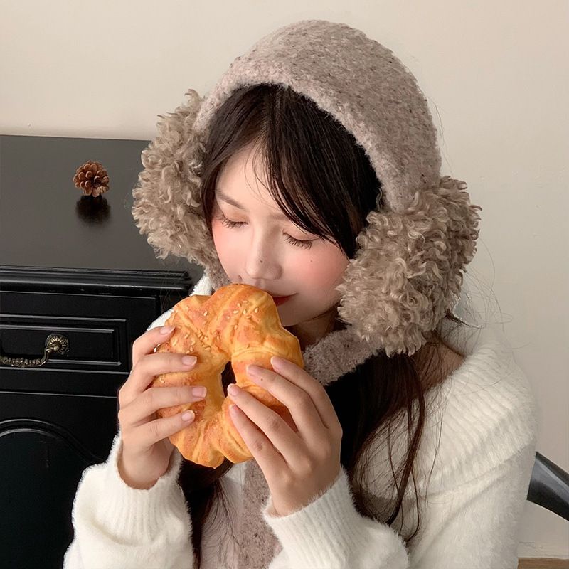 Women's Shearling Fleece 2025 New Winter Earmuffs Stylish And Versatile_voghion.com