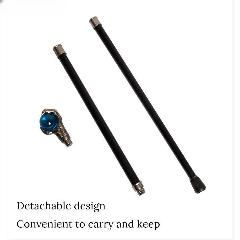 Högkvalitativ drakklo med sjöblå boll Man Mode Fest Vandringsstänger Kvinnor Elegant Vintage Cosplay Vandringsstång 93cm_voghion.com