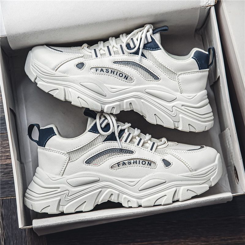Unbeatable Quality Men's 2025 New Spring Paris Fashion Brand Dad Sports And Leisure Men's Running Shoes Height Increasing_voghion.com
