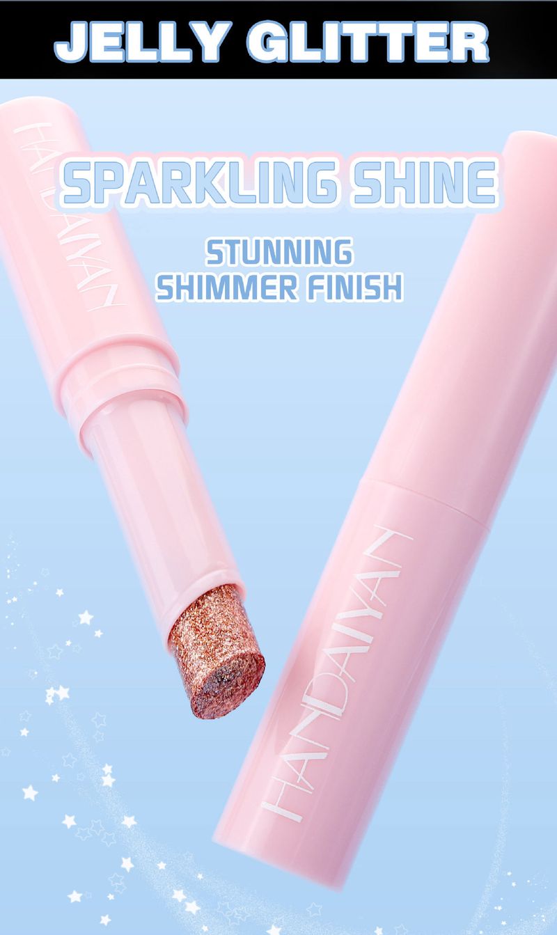 HANDAIYAN 6 - Color Jelly Eyeshadow Stick With Fine Shimmer - Fine Pearl Jelly Highlight Eyeshadow Stick_voghion.com