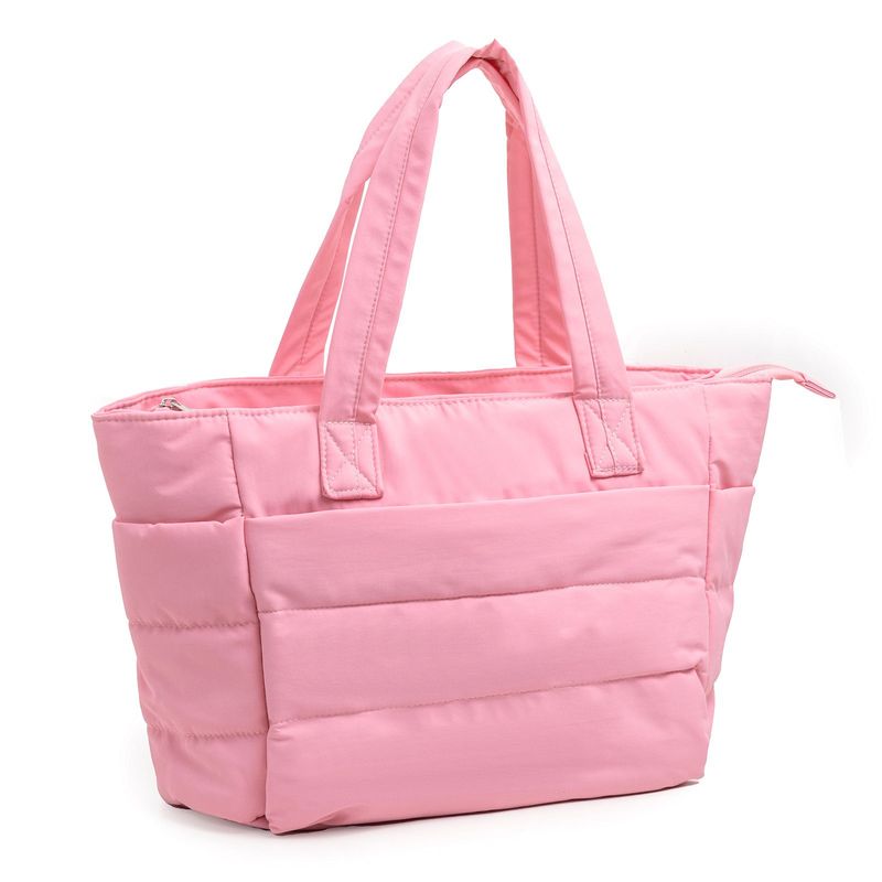 New Commuter Tote Large Capacity Casual Shoulder Lightweight Fluffy Beach Bag Women's Handbag_voghion.com