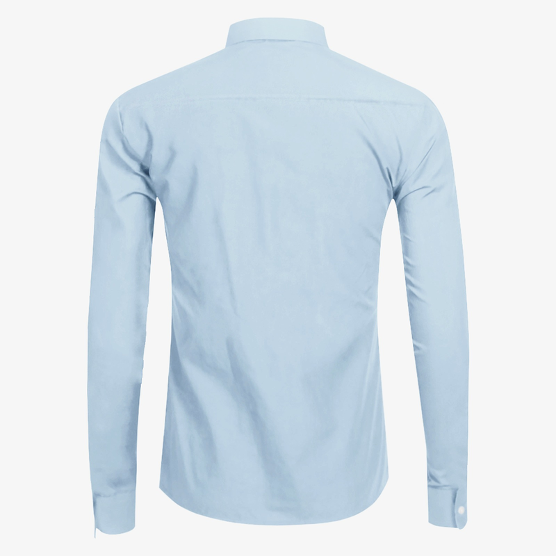 Grande chemise zippée pour homme avec boutons cachés et faux, doublure zippée en coton Oxford_voghion.com