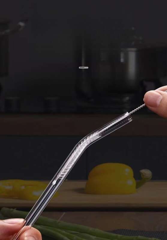 【 10000 People's Collection 】 High Borosilicate Glass Extended Bent Shape, Internet Famous Food Grade Drinking Water,_voghion.com