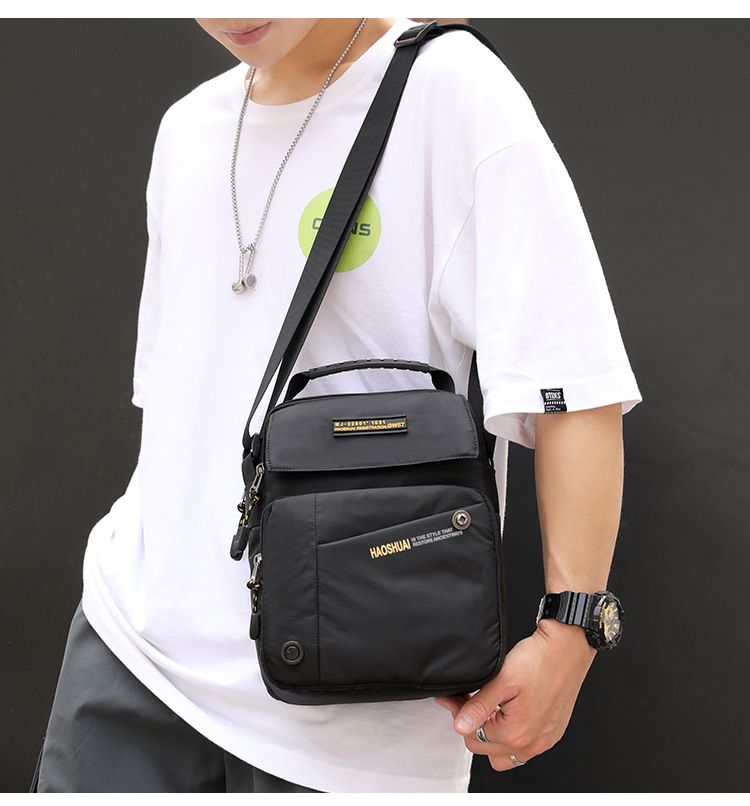 Nuova borsa a tracolla casual da uomo, borsa a tracolla sportiva da esterno, borsa da viaggio impermeabile, piccola borsa a mano_voghion.com