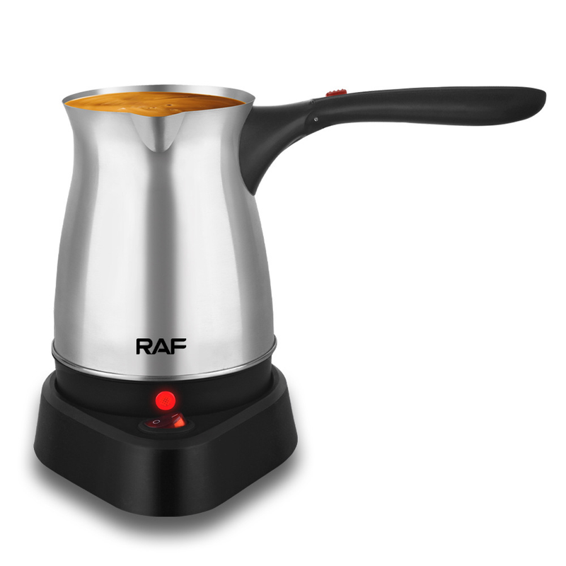 RAF European cross-border Türkiye pot with handle Stainless steel electric coffee maker Hot kettle 500ml_voghion.com