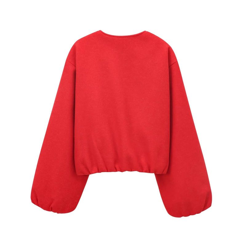 Women's Lightweight Bomber Jacket With 7 Color Options - Soft Polyester Fabric, Streetwear Style, Zip-Up Casual Coat For Everyday Wear (XS-L)_voghion.com