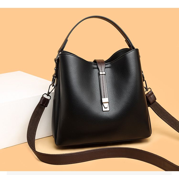 Borsa a secchiello in morbida pelle per donna 2024 nuova borsa a tracolla monospalla di grande capacità, minimalista e alla moda, urbana_voghion.com