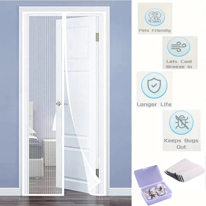 Kardinad Magnetic Door Strip Anti Mosquito Door kardin Köök_voghion.com