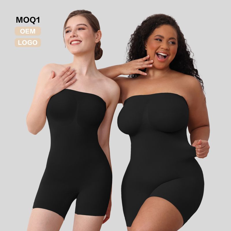 Seamless Shapewear Bodysuit For Women - Tummy Control Slimming Full Body Shaper With Adjustable Straps & High Waist Compression_voghion.com