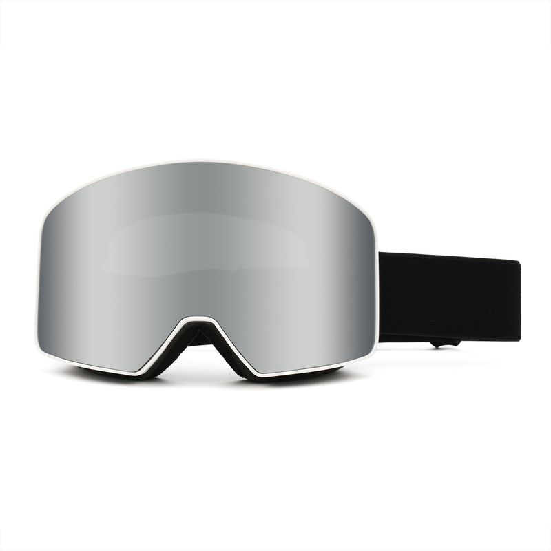 Doppelschichtige, beschlagfreie, zylindrische PC-Skibrille für den Außenbereich, Schneesport_voghion.com