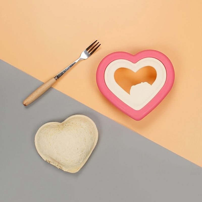 Bread Maker Make Pocket Sandwich Sandwich And DIY 1pc Heart Cutters Shape Decrus Decruster Mold Sealer Sandwiches Cutter Square_voghion.com