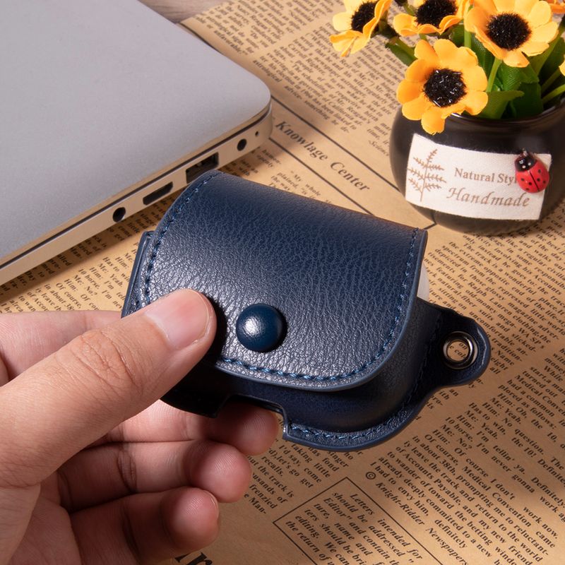 Custodia protettiva di lusso antiurto in pelle PU per auricolari wireless Airpods Pro 3, custodia protettiva classica per AirPods Pro 3_voghion.com