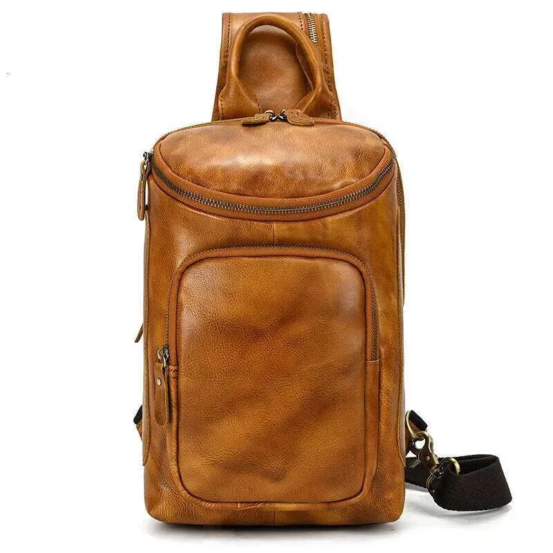 Designer Luufan Herren Brust Echtes Leder Schulter Messenger Männliche Sling Bags Reise Day Pack Tablet Design Crossbody_voghion.com