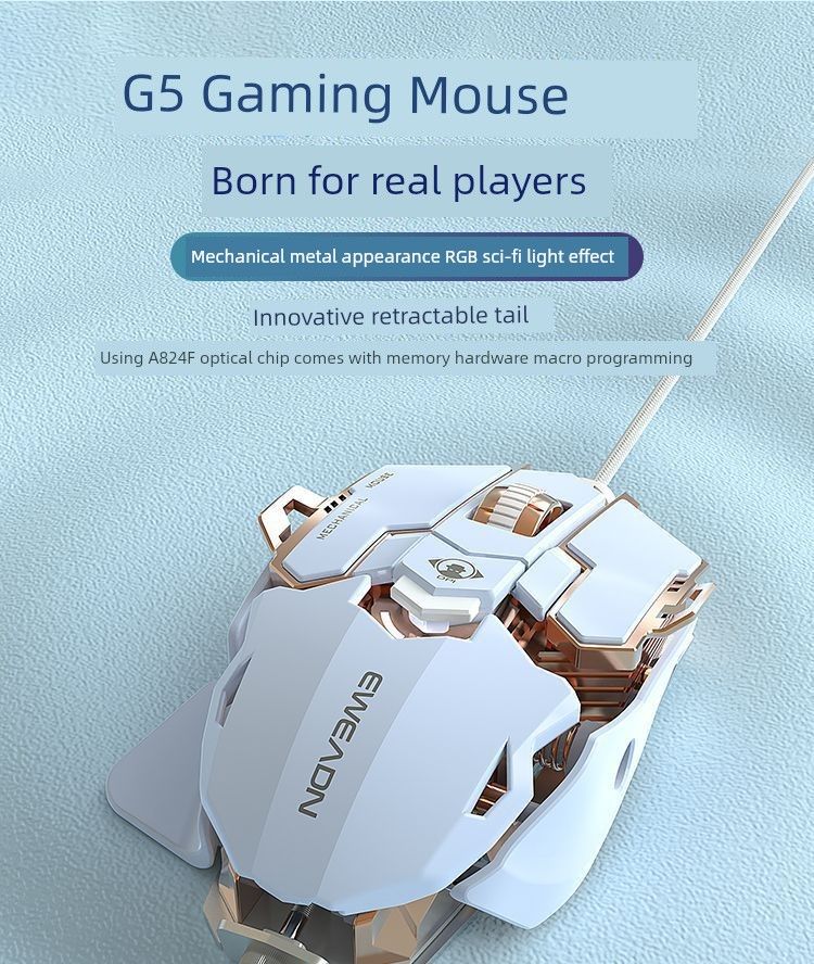 „Forerunner G5“ pelė, „Ro“, laidinis, Nical programavimas, „Black Myth Wukong Forever Rob Endless Script“, CF vištienos valgymas, G502._voghion.com