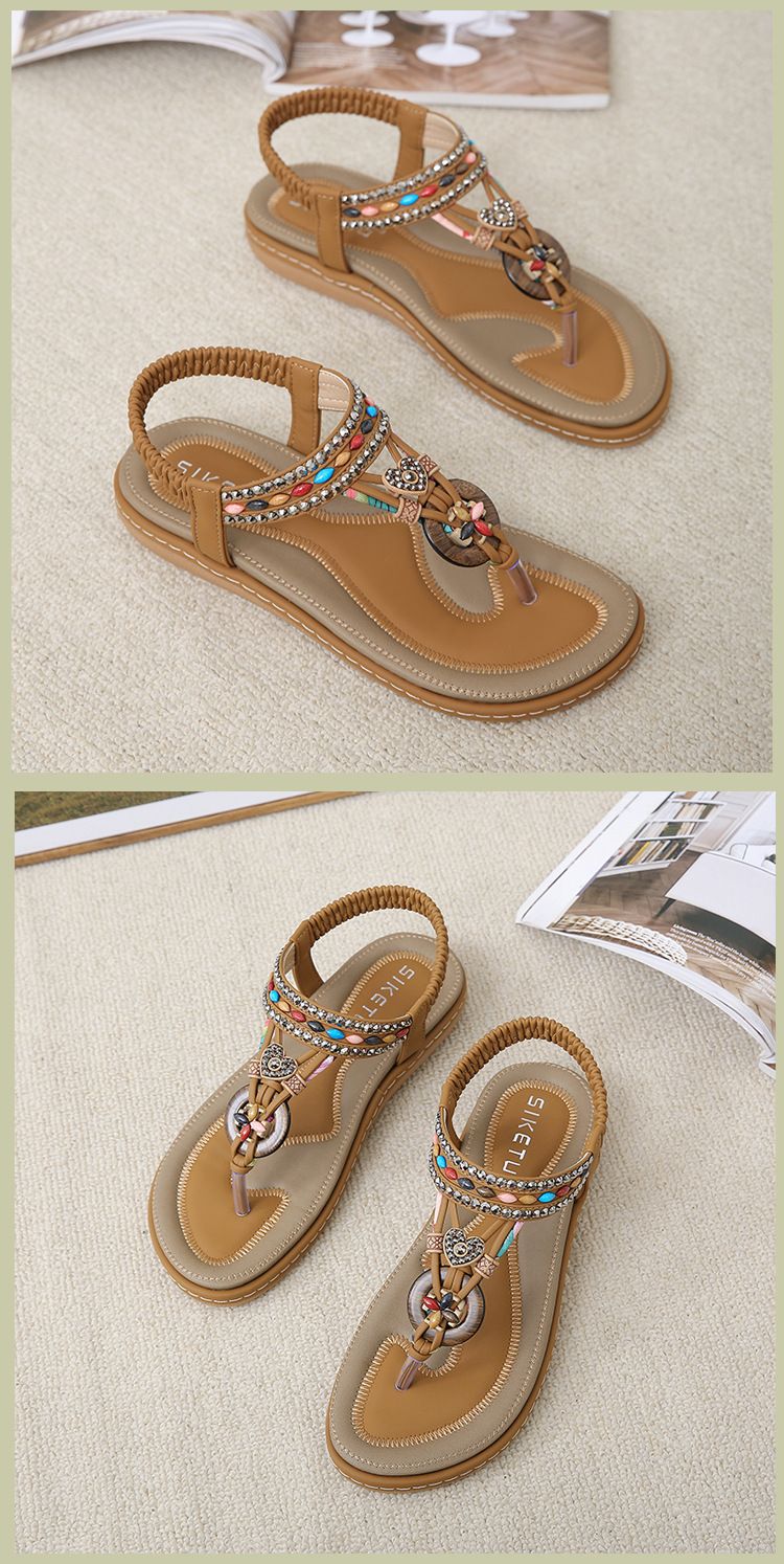 W676-2 New 2025 Toe-Post Rhinestone Sandals For Women Comfortable_voghion.com