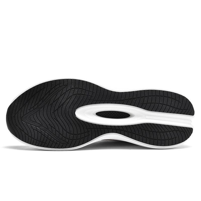Shock-Absorbing Carbon Board Men's Trend Flying Woven Sports Lightweight Marathon Running Body Testing Shoes_voghion.com