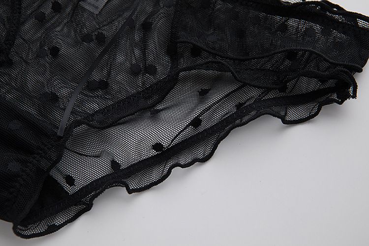 Intimo Mutandine da ragazza in pizzo Slip traspiranti a vita bassa in rete Comode mutandine da donna_voghion.com