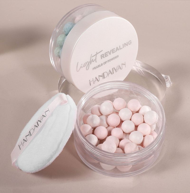 HANDAIYAN 5-Color Setting Powder Balls - Highlight & Contour, Pearlescent, Oil-Control, Long-Lasting_voghion.com