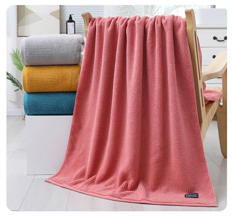 A-Klasse katoenen badhanddoek 90x180cm - extra groot en dik voor volwassenen (superzacht en absorberend, multifunctioneel voor thuis en als bedovertrek)_voghion.com