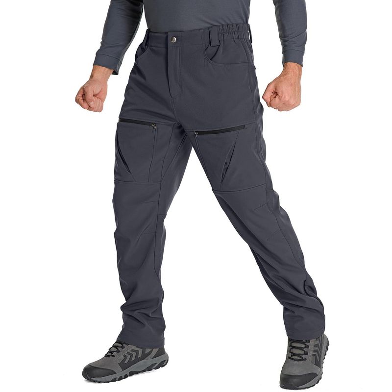 "Waterproof Tactical Cargo Pants – Lightweight Nylon Hiking Trousers With Multi-Pockets & Zipper Closure"_voghion.com