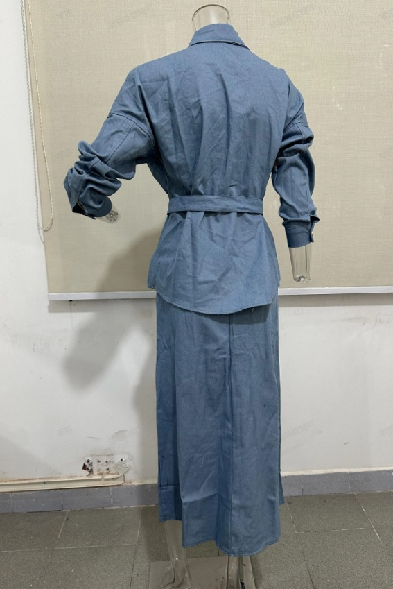Ženska oblačila Moda Obrabljeni oprani ležerni jeans topi in krila Obleke_voghion.com