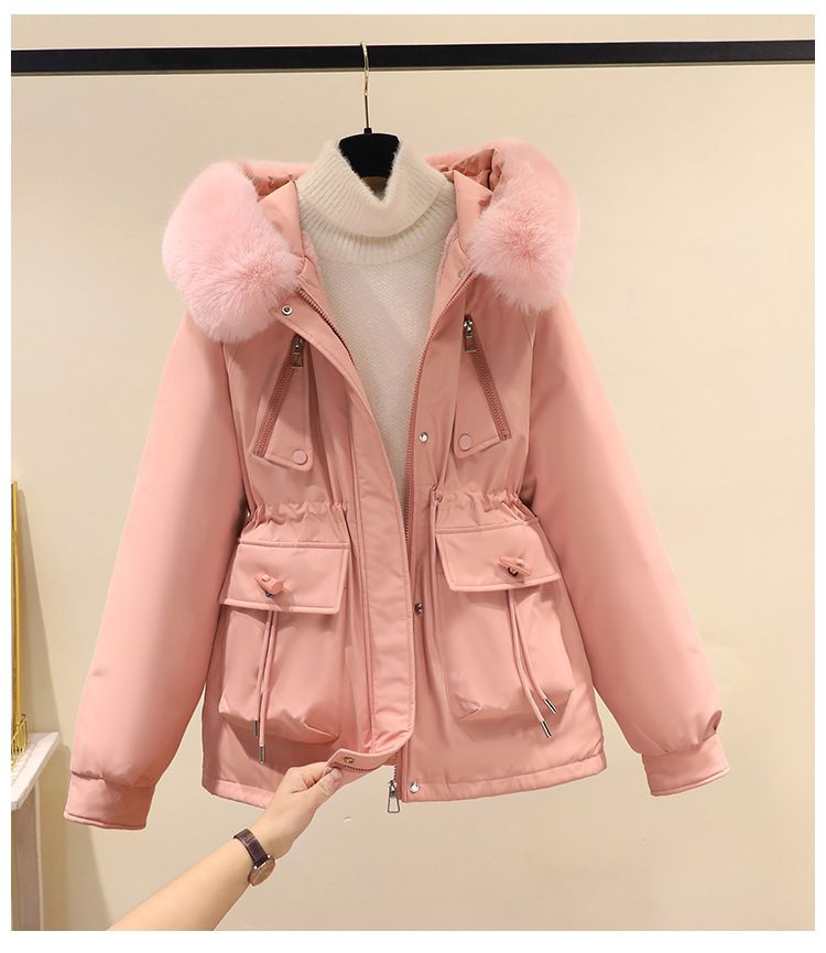 Cross border cow horn buckle faction overcomes women's loose 2024 winter clothing, small stature Korean version with_voghion.com