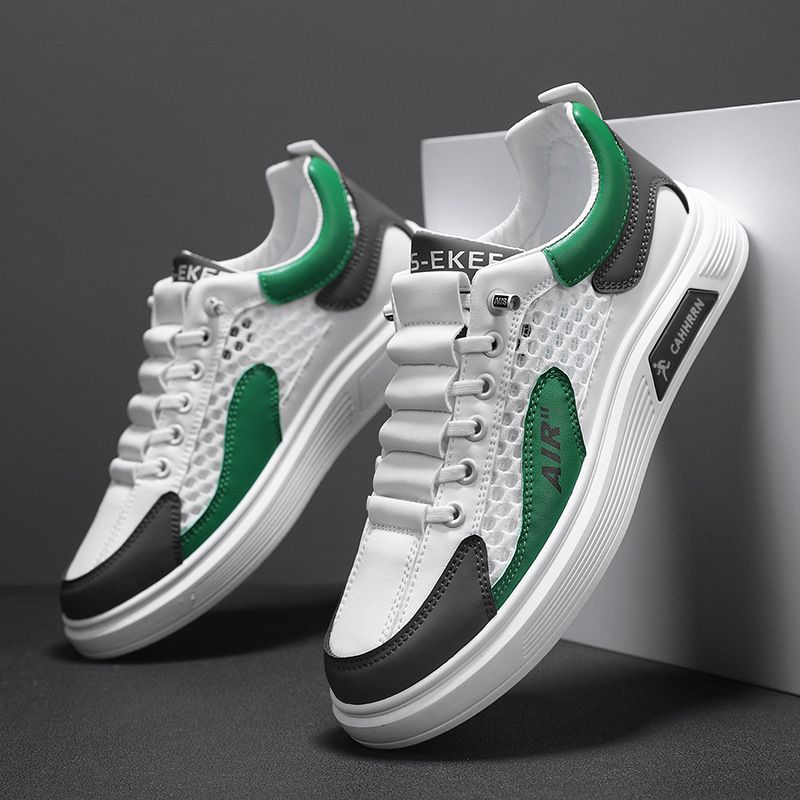 Casual Sports Board Schuhe Sommer Neue Low Top Atmungsaktive Mode Koreanische Version Flache Unterseite Jugend Persönlichkeit Trend_voghion.com