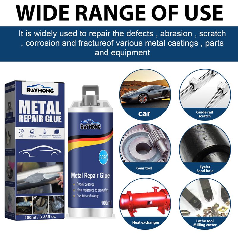 metal casting glue high temperature resistant welding glue metal casting sand hole pore crack electric welding strong glue_voghion.com