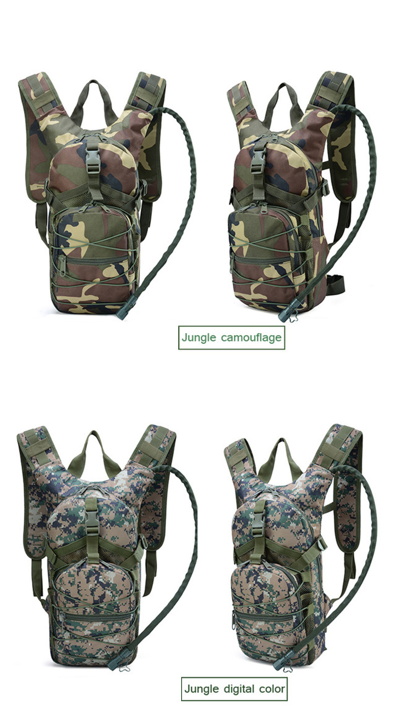Lightweight Tactical Backpack Water Bag Camel Survival Backpack Hiking Hydration Military Pouch Rucksack Camping Bicycle_voghion.com