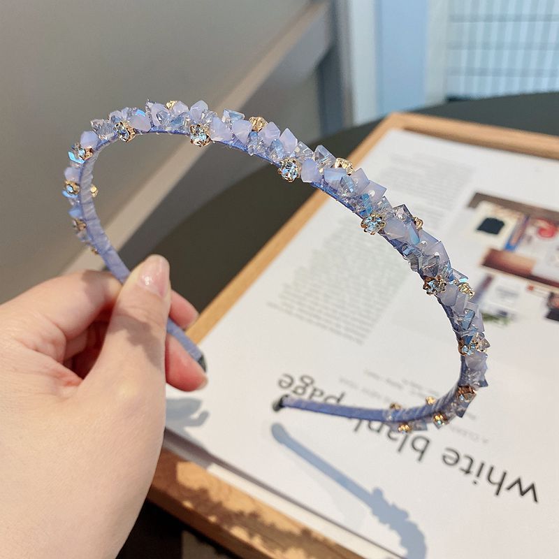 Korejiešu princeses temperaments, ar dimantiem inkrustēts sasmalcināts akmens, kristāla gaiša greznība, salds ūdens, urbja galvas saite,_voghion.com