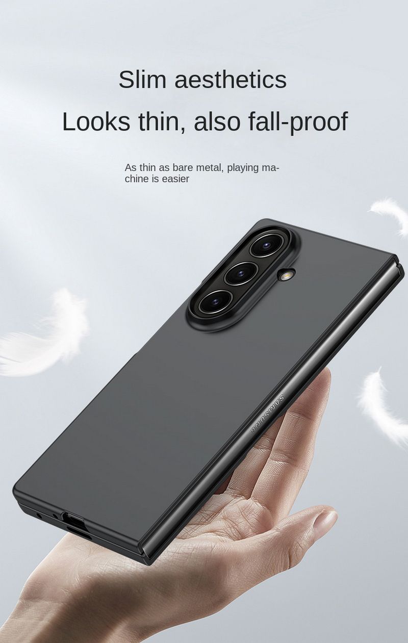 New Slim Ultra Thin Hard PC Case For Samsung Fold Galaxy Z Foid 7 6 5 4 3 Good Touch Feel Lens Protect Shockproof Full_voghion.com