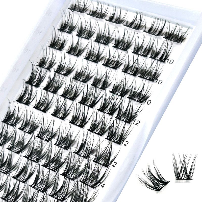Cluster Lashes Eyelash Clusters Segmented Long Dense Grafted False Eyelashes_voghion.com