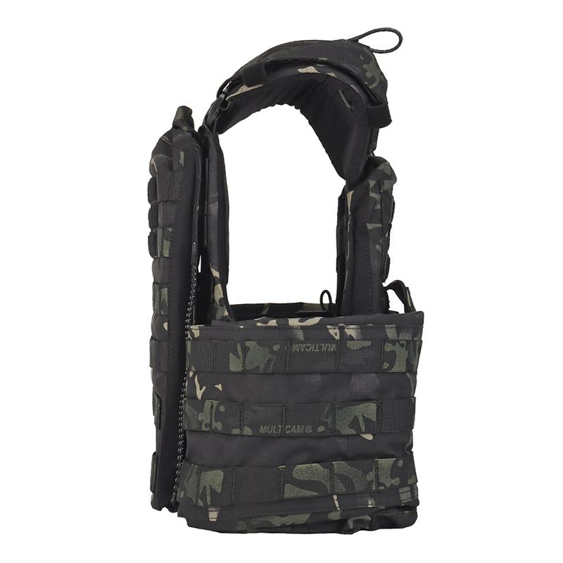 Gilet tactique robuste à dégagement rapide – Gilet camouflage modulaire pour airsoft, entraînement de survie et opérations sur le terrain (Coyote/OD Green) – Polyester 1000D_voghion.com
