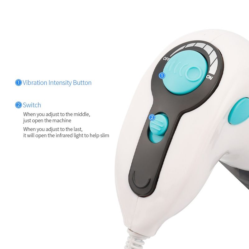 4 in 1 Infrarot elektrische Anti-Cellulite-Massage gerät Pistole Körper abnehmen und entspannen Muskel 3D Roller Gerät Gewichts verlust Fett entfernen_voghion.com