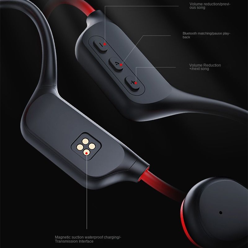 Add to Wish List X7 Earphones For Bone Driving Bluetooth TWS 32GB MP3 Music Player IPX8 Waterproof Sports Fitness_voghion.com
